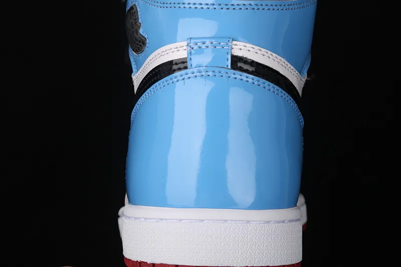 All categories Air Jordan Jordan series basketball shoes Air Jordan 1 High Air Jordan 1 "Fearless" AJ1 Joe 1 high top red and blue patent leather CK5666-100